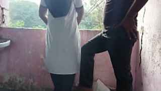 Desi training school babe left away from home of tuition and did muddy act with her trainer