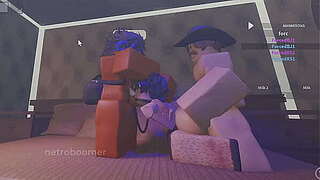 ROBLOX: Sexually excited femboy acquires come across screwed and gang team-fucked by 2 important ramrods
