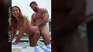 Breasty Hotwife Films Herself Fucking One more Masculine at Inn - Babi Star - TouchMyWife