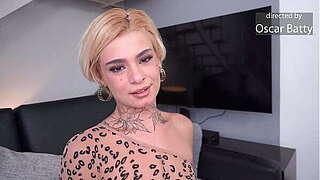 Brazilian blonde, Russah drilled by the huge dick in Brazil, Wide Jahman (Anal, ATM, 1on1, monster cock, gapes)OB274