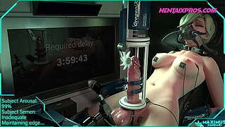 Edging a Futanari to the max for the maximum Explosive Big O - 3D