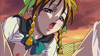 Anime lesbo school young ladies have sex at school