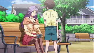 Lewd MILF Engulf Girl Weenie In The Public garden - UNCENSORED Anime