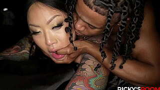 breasty oriental gives lil d a difficult lesson pt 2