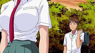 Breasty teen'_s moist muff acquires blody from inceptive hour romantic hentai fuck