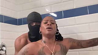 Cushkingdom bonks my anal opening in the shower!