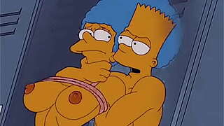 Marge got drilled tough and creampied by her son Bart at the gymnastics