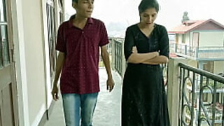 Indian Fab Damsel Hardcore Orgy with Young lover Man! with gaudy audio