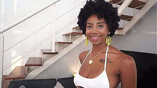 Flawless bust ebony, Ana Susage acquires her gazoo &amp_ mouth screwed by white massive weenie (Anal, 0% pussy, unfathomable throat, spit, rim, IR -BW/WM) OB382