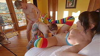 3some With Hawt MILF! My Fere Enable Me Fuck Her Step Mommy