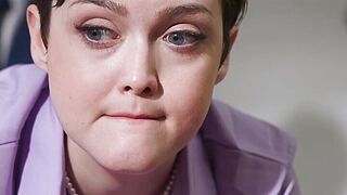 The Recent Boss Bows The Shocked Bitch Valentine Aloft The Desk And Spanks Her Whilst This babe Reads A Message