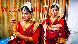 Desi Indian 18+ Lassie Suhana's very First inhabit Suhaagrat on web camera ( Hindi Audio )