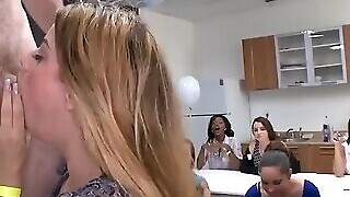 Youthfull Damsels Providing Blow-job