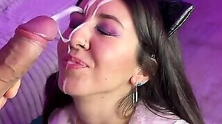 Slender Russian Kitty-chick Gets Her Meet Abundantly Jizzed Afterwards A Xxx Rectal Importunity