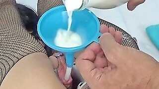 Savage Female Peehole Plowing With Sex-toy