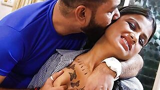A TUTION Coach &amp; STEP Congener Drilled HIS Hawt STUDENT, HARDCORE 3some SEX