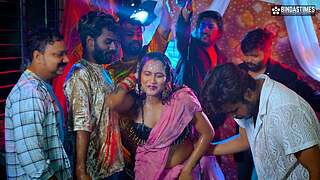 Desi Bihari Chapri Stripped Dance Show Reside with StarSudipa entire Whole Boys( Utter Movie scene )