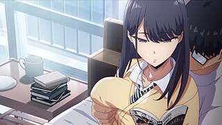 Otaku eating his Training school mate to read manga.