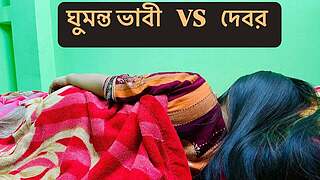 StepBrother drilled tough the hawt Bhabhi