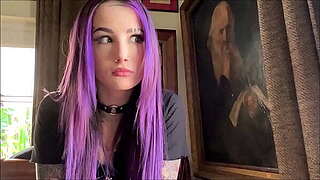 Goth Boyish man Squirts on Step Brother'_s Knob - Valerica Steele - Kin Therapy - Alex Adams
