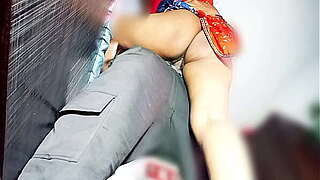 Desi countryside lewd bhabhi standing fucking very coarse and romantically