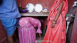 Indian step Folk in Cook-room XXX in hindi