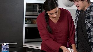Folk Strokes - Sexy Boy Lets Her Stepsister's Sugardaddy Fuck Her, Too, To Reap Total The Benefits